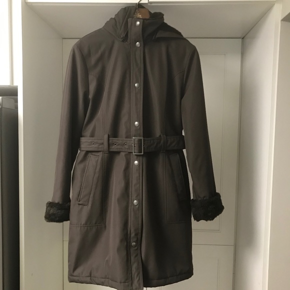 Denver Hayes Chocolate Brown Women’s Lined Winter Coat US M - Picture 1 of 13
